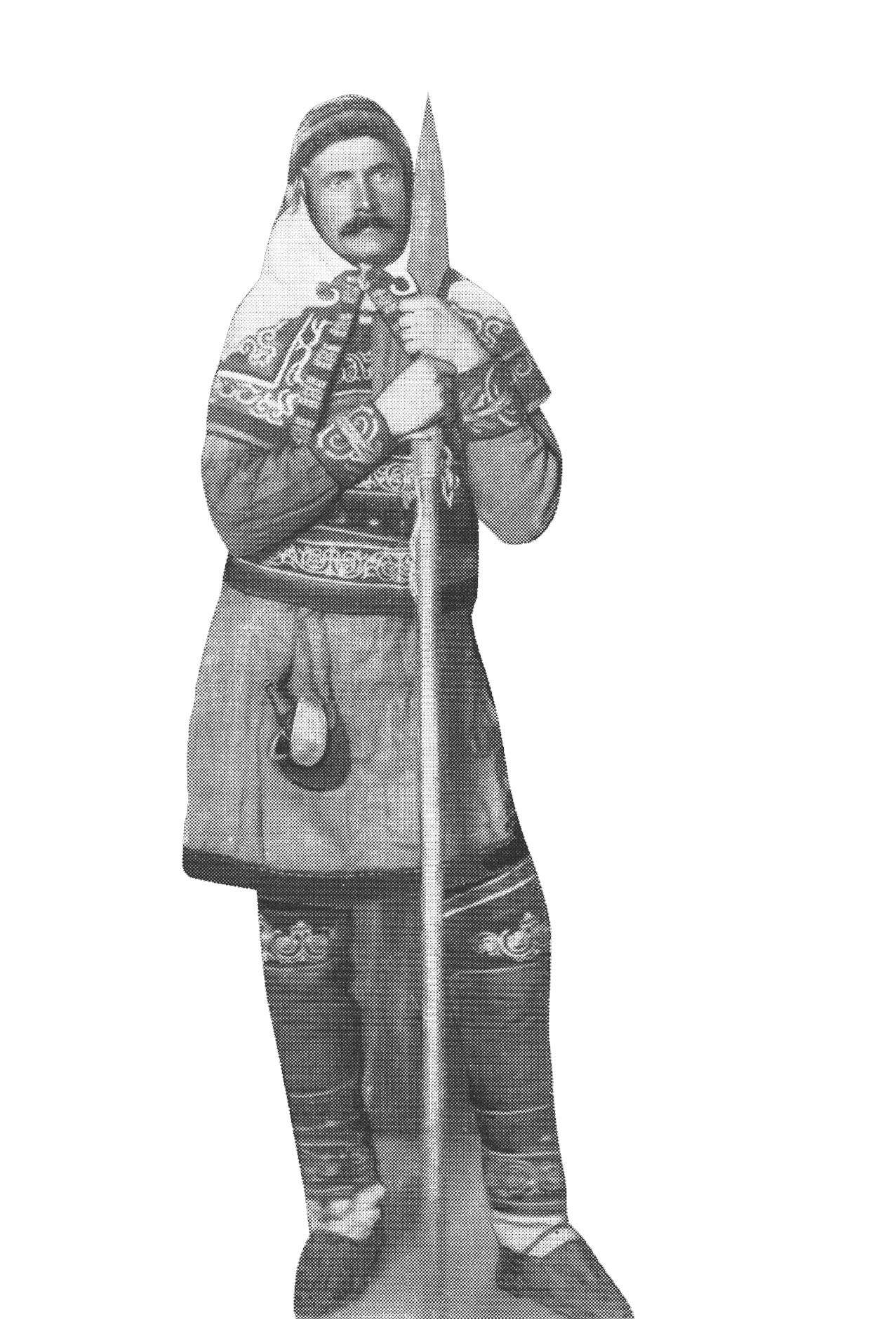 В.К. Арсеньев в удэгейском костюме. Хабаровск, 1910 г.