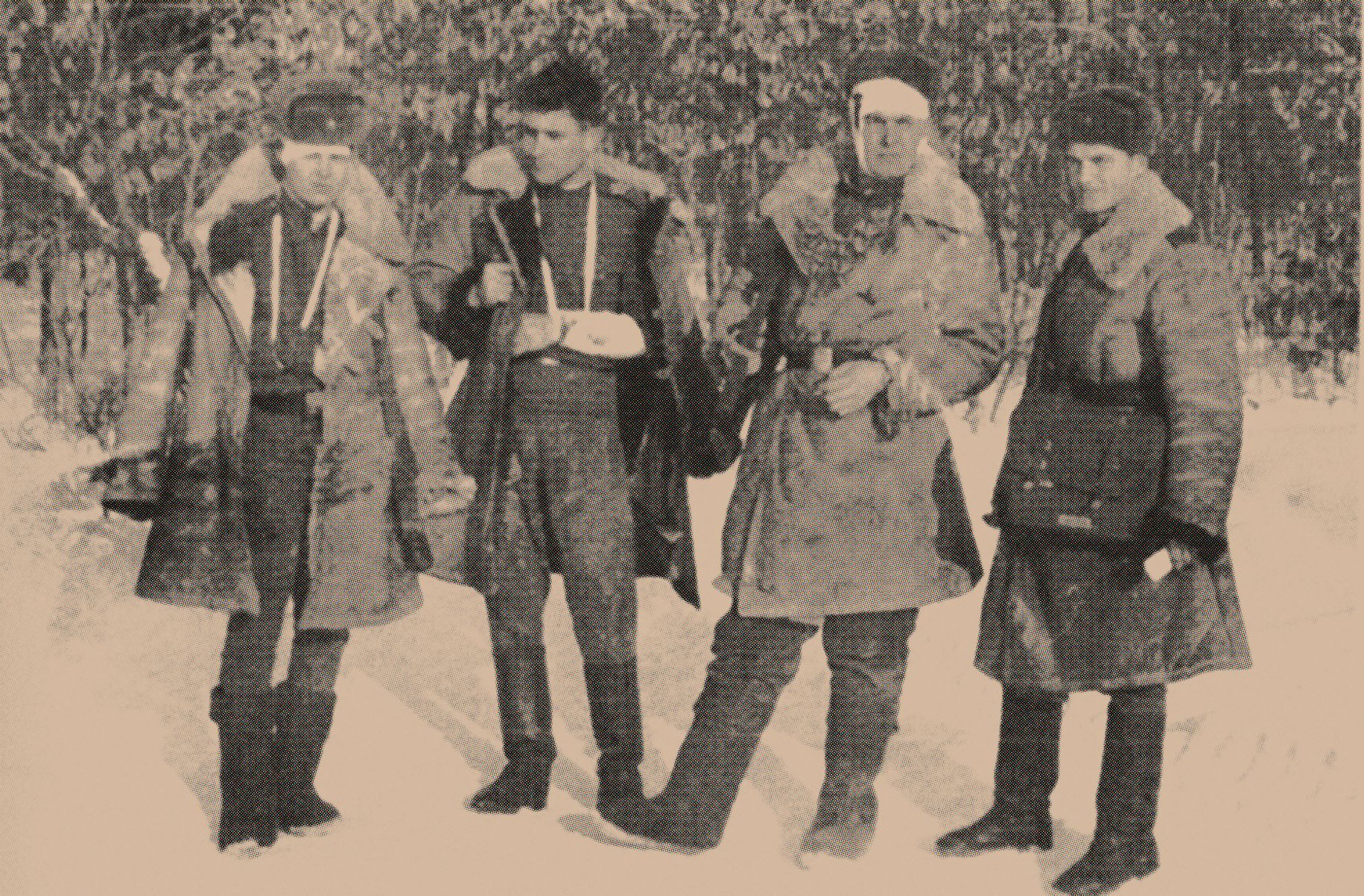 Раненые военнослужащие 1-й погранзаставы после одной из боевых операций. Конец 1960-х гг.