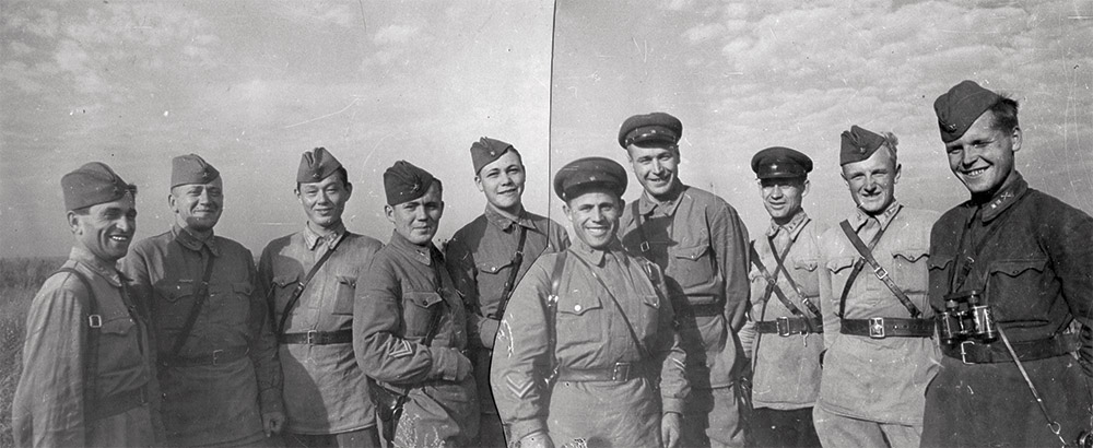 Группа защитников Сталинграда. 1942 г.
