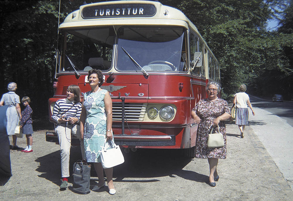 Шведский туристический автобус. 1965 г.
