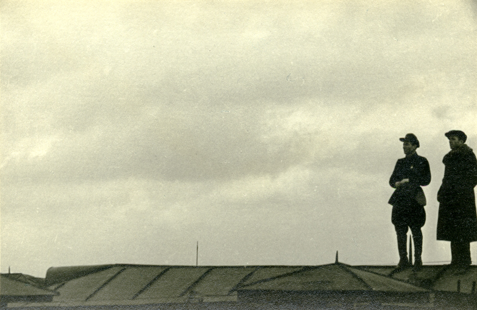 Дежурство на крыше. Москва, 1941 г.
