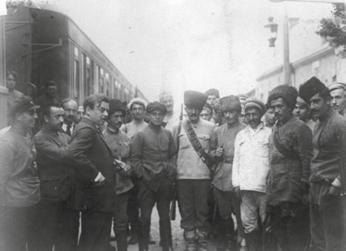 Товарищ Бела Кун в Крыму, 1920 г.