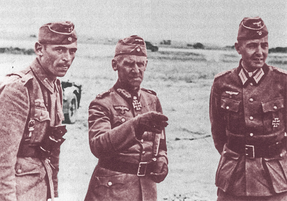 Генерал-полковник Герман Гот, командующий 4-й танковой группой (в центре). 1941 г.